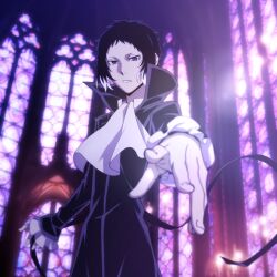 akutagawa ryuunosuke (bungou stray dogs) from bungou stray dogs by mari (marimaripink)