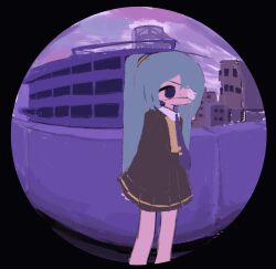 hatsune miku from monitoring (vocaloid)