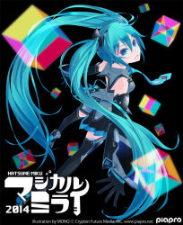hatsune miku from magical mirai (vocaloid) by monq