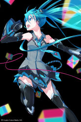 hatsune miku from magical mirai (vocaloid) by monq