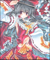 hakurei reimu from touhou by pekopokox