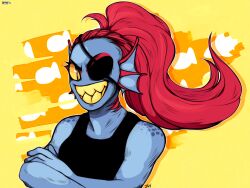 undyne from undertale by sushirolled