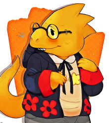 alphys from undertale by sushirolled