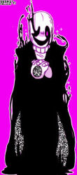 w.d. gaster from undertale by sushirolled