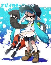 inkling from splatoon (series) by ameko-107