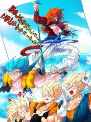 gogeta from dragon ball by ommmyoh