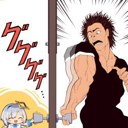 amane kanata from grappler baki by nabenabe3104