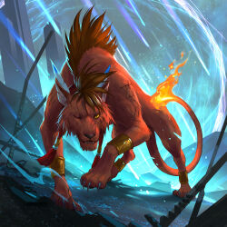 red xiii from final fantasy by sandara