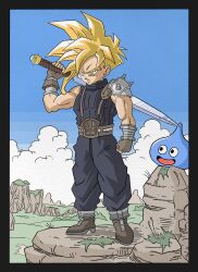 cloud strife from dragon ball