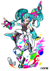 hatsune miku from vocaloid by kurumitsu