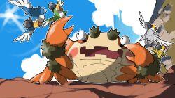 klawf from pokemon by blacknirrow