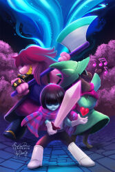kris (dark world) (deltarune) from deltarune by eric proctor