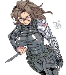 bucky barnes from captain america: the winter soldier by coso-ri