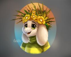 asriel dreemurr from undertale by eric proctor