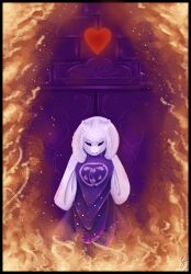 toriel from undertale by randomdigiartist