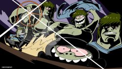 muscle man (regular show) from jujutsu kaisen by deputy rust