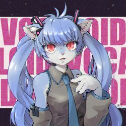 hatsune miku from vocaloid