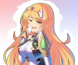 mythra (massive melee) (xenoblade) from xenoblade chronicles (series) by cat with a brush