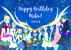 hatsune miku from kimi no taion (vocaloid) by ryono