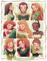 anna (frozen) from beauty and the beast (disney) by melchencanto