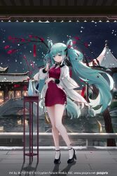 hatsune miku from vocaloid