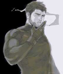 chris redfield from resident evil by tirtyturtle