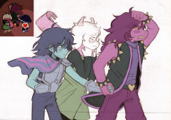 kris (dark world) (deltarune) from deltarune by szivarvanyturmix02
