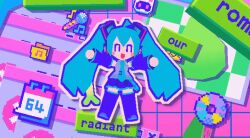 hatsune miku from vocaloid