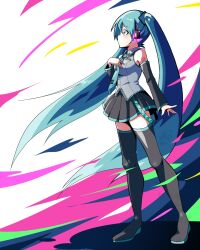 hatsune miku from vocaloid
