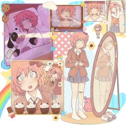 natsuki (doki doki literature club) from doki doki literature club by aubergieine