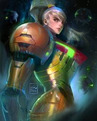 metroid (creature) from metroid by sebijy