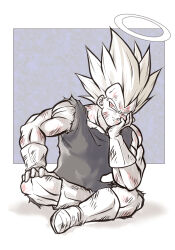 majin vegeta from dragon ball by kanaetecho