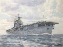 uss yorktown (cv-5) from original by atelier bono