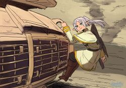 frieren from battlefield (series) by kanokoga