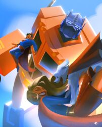 optimus prime from dc comics