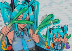 hatsune miku from vocaloid by sainttufa
