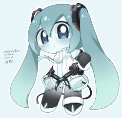 hatsune miku from vocaloid