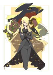 cynthia (pokemon) from pokemon by cccacademia