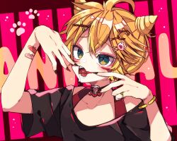 kagamine len from animal (vocaloid) by kaho 0102