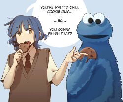 cookie monster from bocchi the rock! by machuuu68