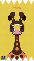 farigiraf from pokemon by meme (artist)