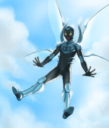 blue beetle from dc comics by astraea f