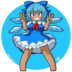 cirno from cookie (touhou)