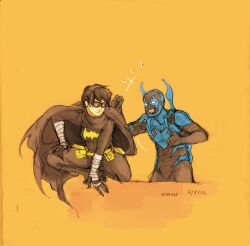 blue beetle from dc comics by vikun