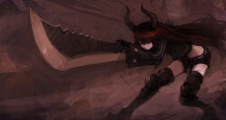 black gold saw from black rock shooter by bee (deadflow)