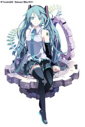 hatsune miku from vocaloid by potchi