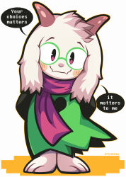 ralsei from deltarune by woofzilla