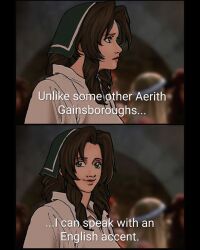 aerith gainsborough from final fantasy