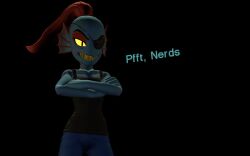 undyne from undertale by andypurro