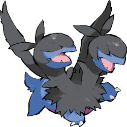 zweilous from pokemon by kawaanago